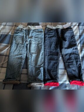 OshKosh B'gosh light and dark blue denim kids jeans with tags 5T